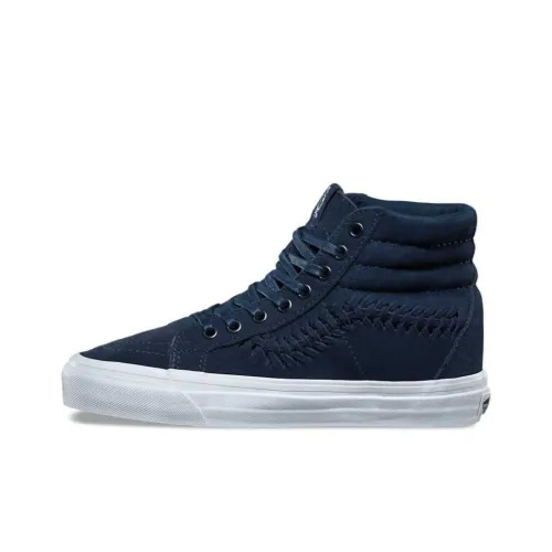 Vans SK8 High Топ Скейтборд Кроссовки Унисекс Синий