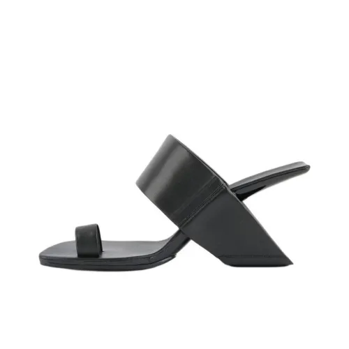 UNITED NUDE Слипоны 8 см Женские Черные