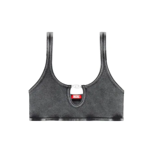 DIESEL OVAL D Series Black Women's Bra