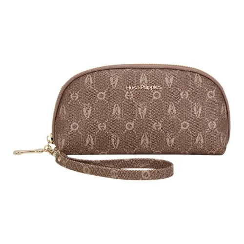 Hush Puppies ПВХ Клатч Маленький Женский Хаки Кофейный Бежевый Абрикос