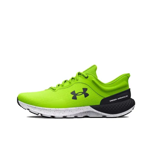 Under Armour Charged Escape 4 Low Беговые кроссовки Мужские Зеленый Белый Черный