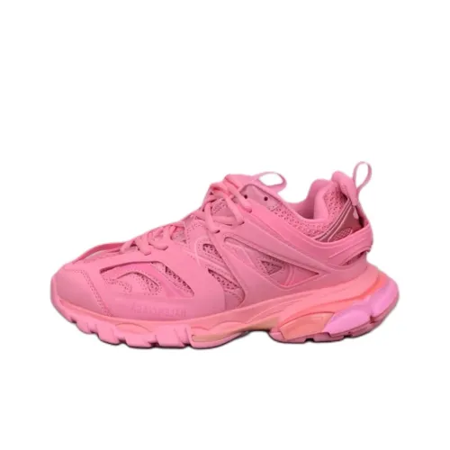 Balenciaga Track 3,0 Толстая подошва Низкий топ Розовый Женский