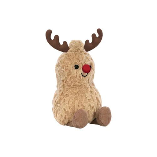 JELLYCAT Christmas Series Милый Арахисовый Ежик Плюшевая Кукла 12 см Высота в Сидячем Позе
