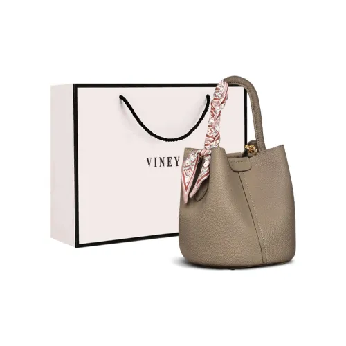 VINEY Коровья кожа Сумка Большая Женская Слон Серый