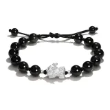 Китайский Благоприятный Животные Малыш Браслет Черный Шнур