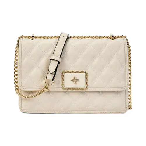 ST SAT Сумка через плечо из коровьей кожи среднего размера элегантная белая элегантная черная