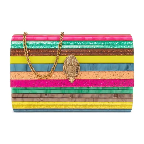 Клатч и сумка через плечо Kurt Geiger London из органического стекла женская многоцветная