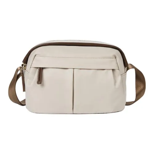 ST SAT Ткань Сумка через плечо Маленькая Сумка на плечо Женская Молочно-чайный Абрикос Элегантный Черный