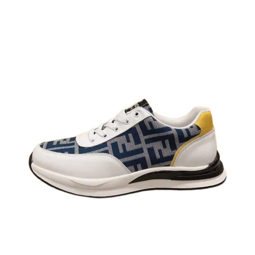 FENDI Низкий топ Повседневная обувь Мужская Белый