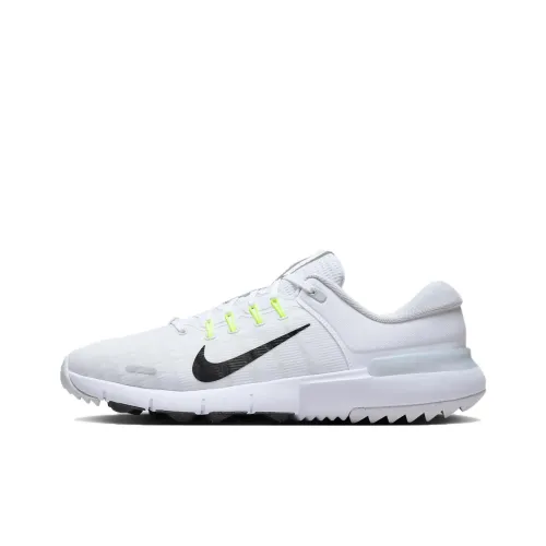 nike Free Golf Slip Resistant Abrasion Resistant Низкий Топ Обувь для гольфа Унисекс Белый