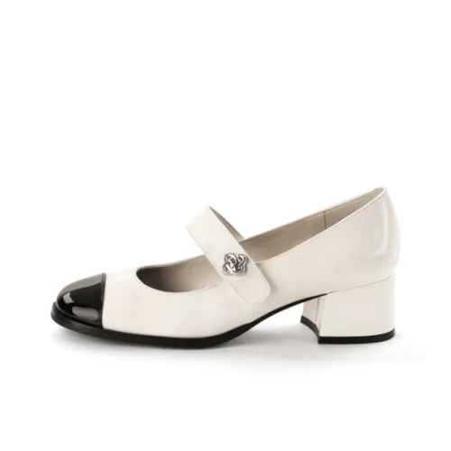 STUDIO LEE Туфли Мэри Джейн с грубым каблуком Женские