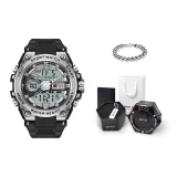 Черно-серебристый