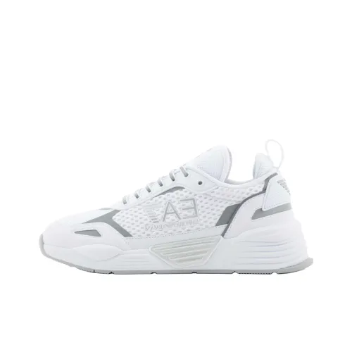 EMPORIO ARMANI EA7 Низкий топ Повседневная обувь Мужская Белый