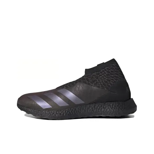 Adidas PREDATOR Series TF Шипы Устойчивые к абразиву Футбольные бутсы Унисекс Черный