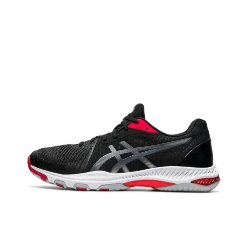 Asics Netburner Ballistic FF 2 Low Топ Винтажные Баскетбольные Кроссовки Мужские Черные Серые