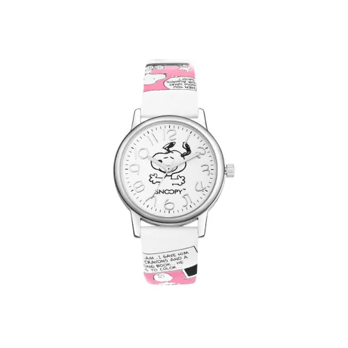 Снупи Кварцевый Movement Унисекс Часы 31,5 мм Белый