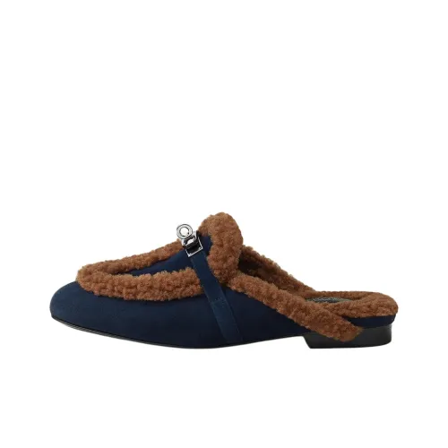 HERMES Oz Домашние тапочки Женские Темно-синий