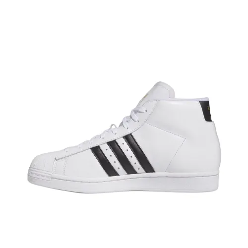 Adidas Pro Model Износостойкие Высокие Кроссовки для скейтбординга Женские Белые