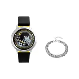 Искрящийся Moment LED-часы с отображением часов, браслет