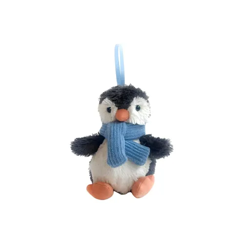 JELLYCAT Polar Regions Collection Peanuts Пингвин Плюшевая Кукла Подвеска 10 см Высота в Сидячем Позе