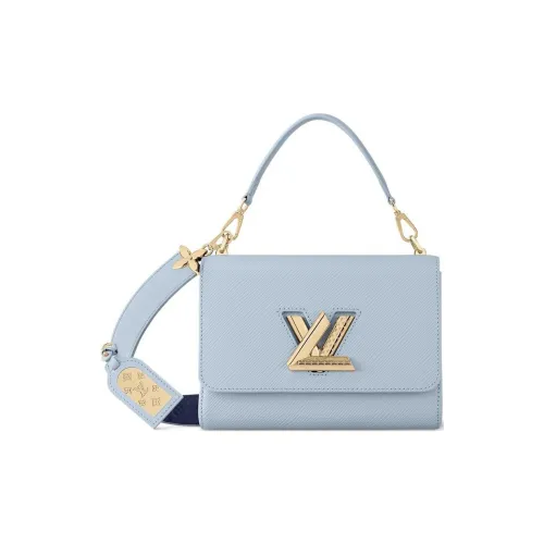 LOUIS VUITTON Twist кожаная сумка женский небесно-голубой