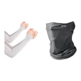 Квадратный темно-серый стиль с ушами (охлаждающие рукава, комплект одежды)