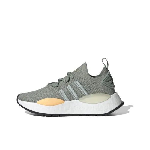 Adidas Originals NMD W1 Slip-resistant Abrasion-resistant Low-top Беговые кроссовки Унисекс Серый