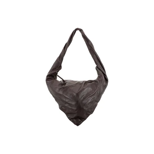 Lemaire Яркий Кожа Наппа Шарф Сумка Сумка через плечо Сумка на плечо Женская Темно-Кофейный Цвет