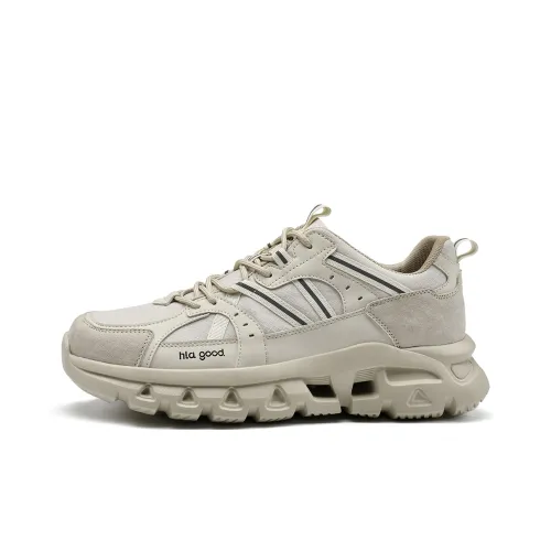 HLA Дышащая сетка Пэчворк Легкий визуально увеличивает рост Беговые кроссовки Кэжуал Мужской