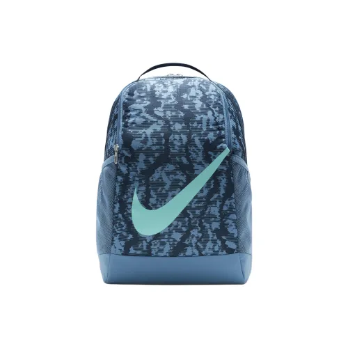 Nike Полиэстер Рюкзак Унисекс Морской Синий и Зеленый