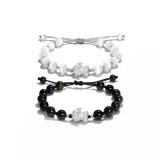 Браслет Pixiu для детей с серой веревкой + черной веревкой