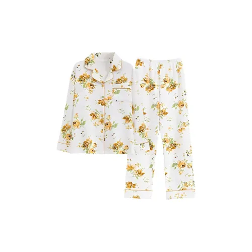 Xiang Ning Pai Пижамный комплект женский свежий белый