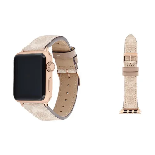 COACH Ремешок Apple Совместимость Натуральная кожа Материал 41 мм