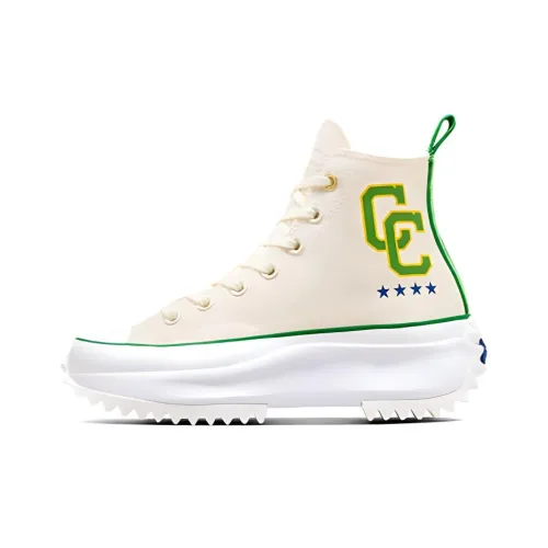 Converse Run Star Hike High Топ Кеды Унисекс Бежево-зеленый