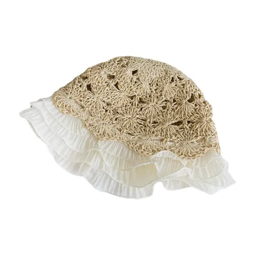 MITHAOL KUSC Соломенная плетеная шляпа-ведро Женская