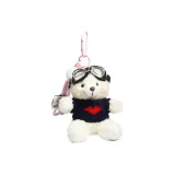 Синий, черный, сердце - экрю, медведь