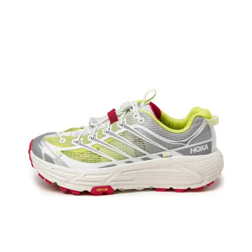 HOKA ONE ONE Mafate Three 2 Беговые кроссовки Низкий Топ Желтый Унисекс