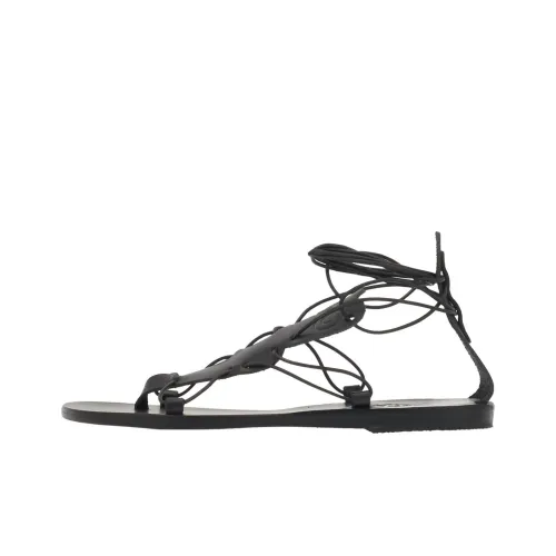 ANCIENT GREEK SANDALS Circe Римские Сандалии Женские Черные
