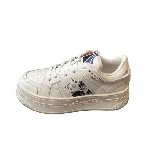 Dior Star Скейтборд Кроссовки Женские Белые