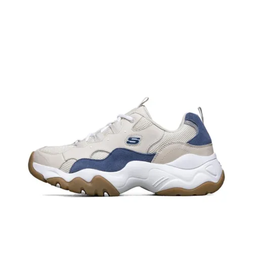 Skechers D'LITES 3,0 Low-Top массивные кроссовки Коричневые Мужские