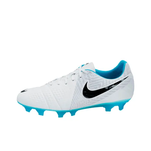 Nike Ctr360 Maestri Природная трава Противоскользящие Устойчивые к истиранию Футбольные бутсы Унисекс Белый черный синий