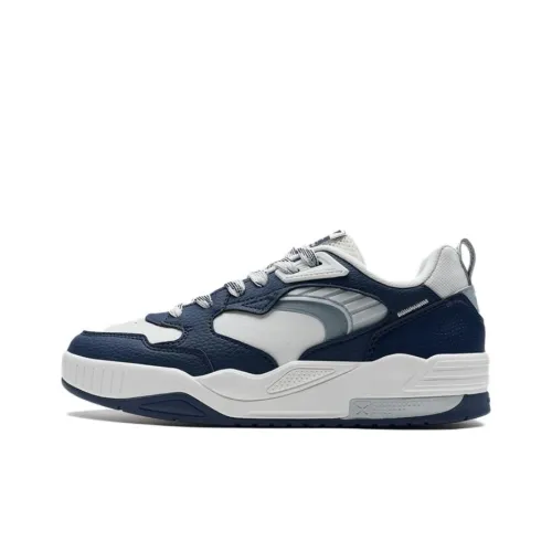 XTEP Kailang Лайт Противоскользящие Устойчивые к истиранию Низкие Кроссовки для скейтбординга Мужские Синие Белые