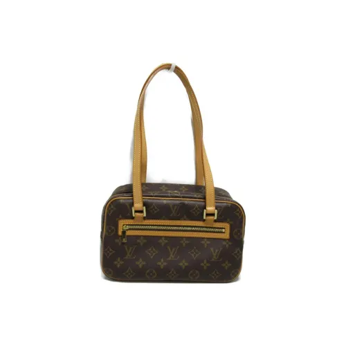 LOUIS VUITTON PVC Canvas Сумка через плечо Женская Коричневая