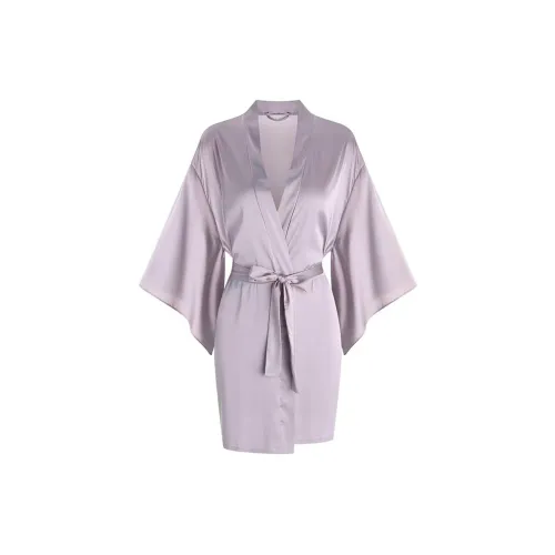 Flowers in water Sleep Robe Women's Purple