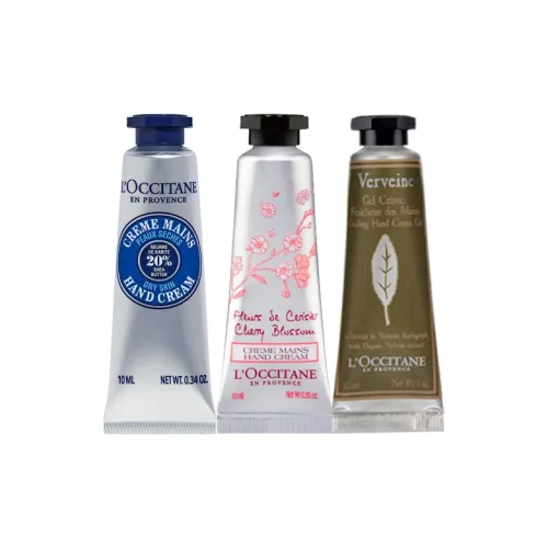 LOCCITANE Увлажняющий Крем с Долговременным Запахом для Рук Набор Пробников Китсов для Проб Путешествий 3 шт