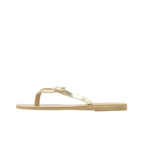 ANCIENT GREEK SANDALS Шлепанцы Женские Золотые