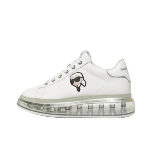 Karl Lagerfeld Низкий топ Повседневная обувь Женская Белая