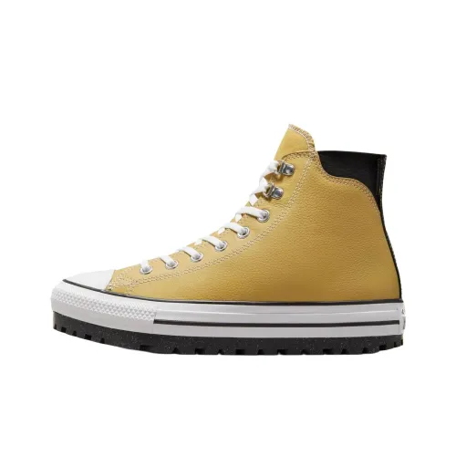 Converse Chuck Taylor All Star Скейтборд Кроссовки Высокие Желтые Унисекс