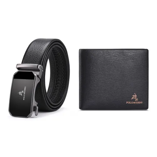 POLOMEISDO Первый слой Мягкая Коровья кожа Автоматическая застежка Ремень Бизнес Роскошь Бренд Money Clip Мужской 3,5 см