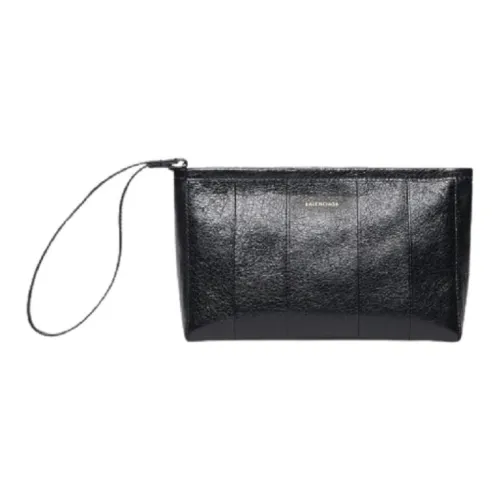 Balenciaga Barbes Кожа Клатч Маленький Мужской Черный
